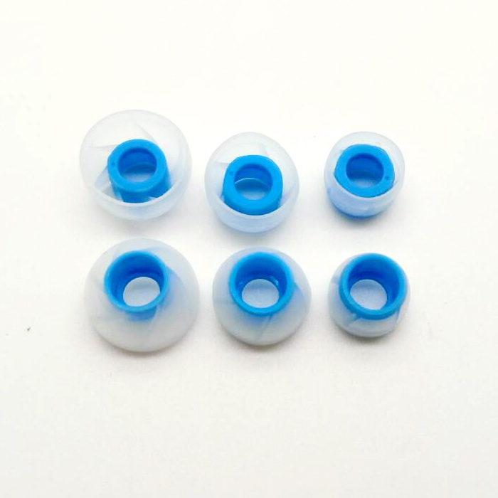 ขาย x-tips จุกหูฟังแกนพัดลมสำหรับอินเอียร์ทั่วไป ขนาด 5mm 6คู่ 200 นุ่มเบาสบายหู