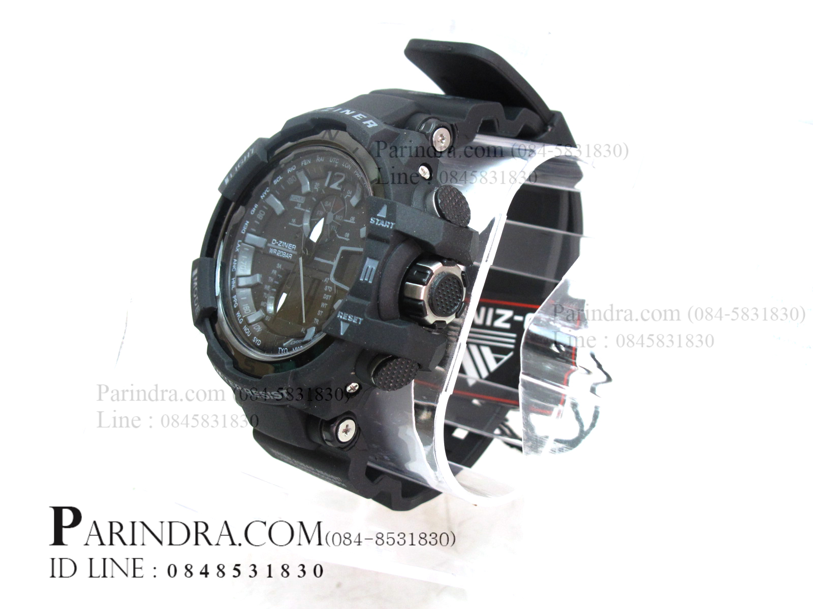 นาฬิกา D-ZINER ขอบเข็มทิศสีดำ