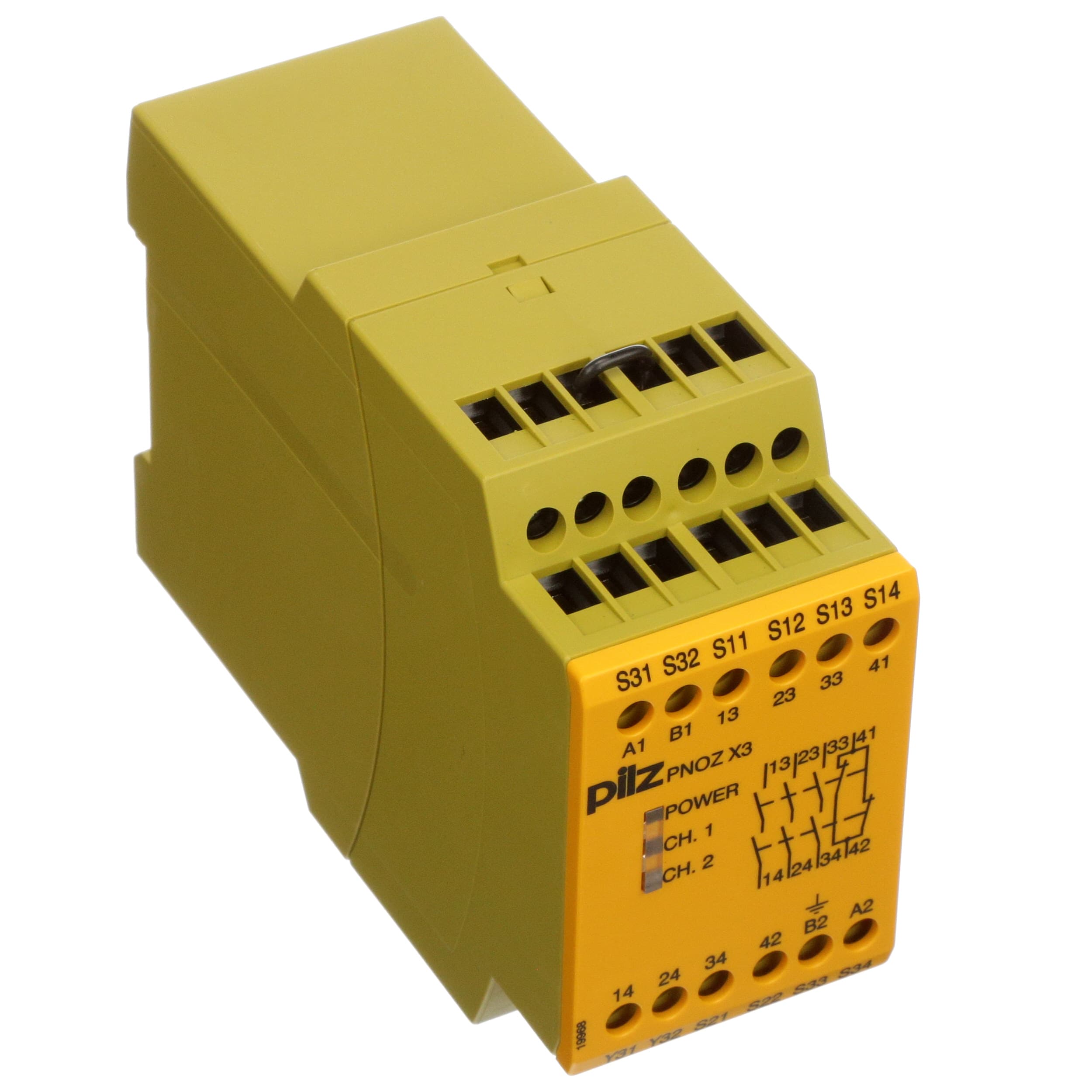 PLC " PILZ " รุ่น PNOZX3 115VAC24VDC