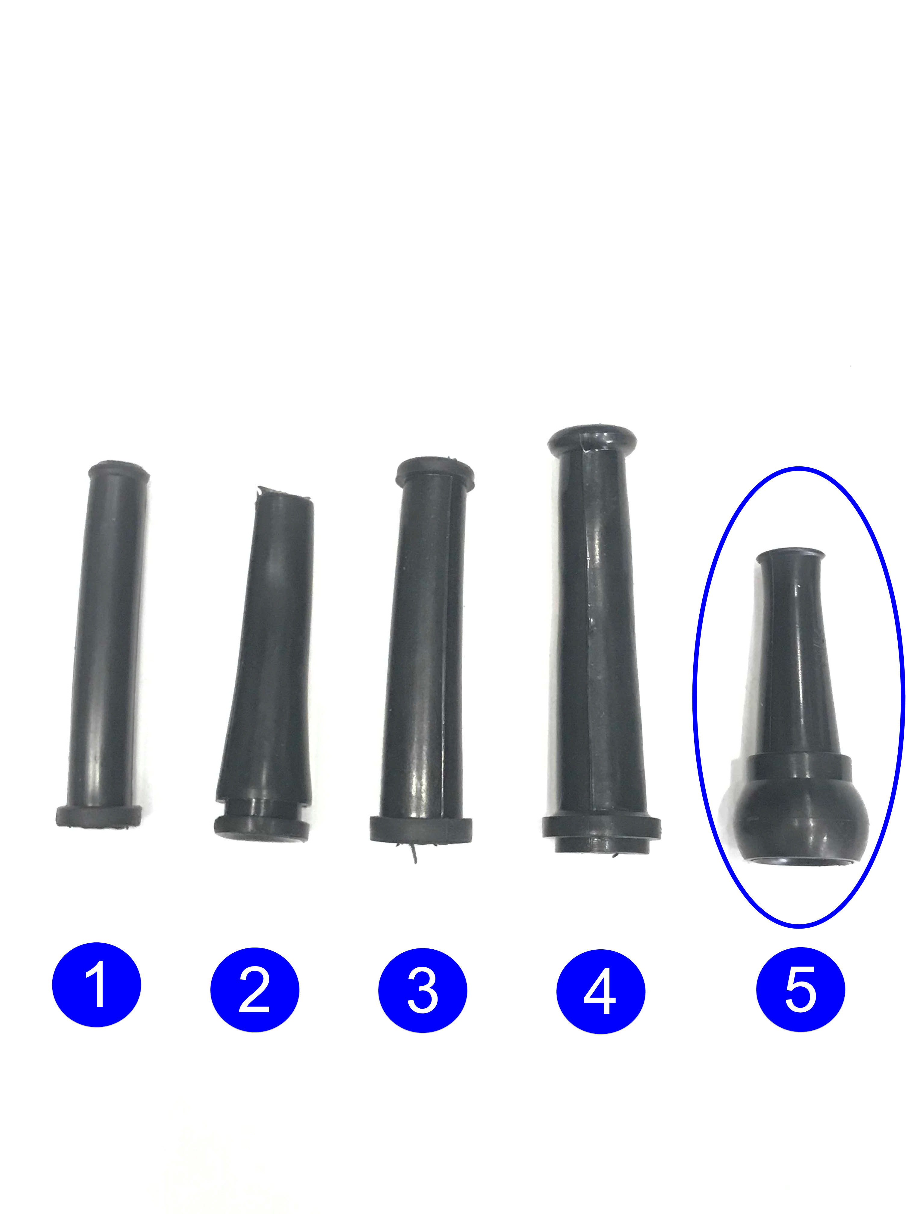 ยางกันสายหัก, ยางออกสาย #5 สว่านโรตารี่ ทุกรุ่น, ยี่ห้อ(เทียบรูปร่าง) BOSCH GBH 2-24, 2-26, 2-28, Makita