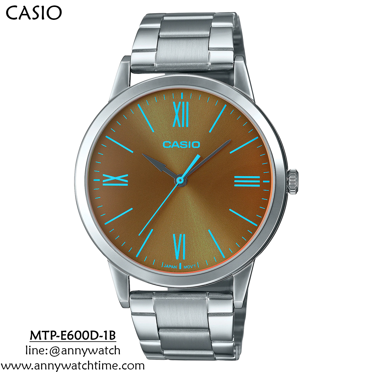CASIO MTP-E600D-1B
