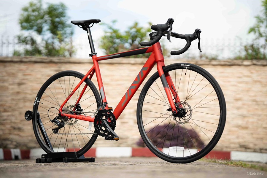 จักรยานเสือหมอบ JAVA RONDA DISC เฟรมอลู เกียร์ Shimano Sora2*9sp, แฮนด์ Integrated 700c 2022