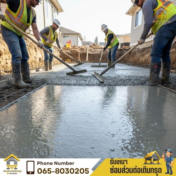 รีโนเวทพื้น/ผนังหลังซ่อมกรุงเทพ