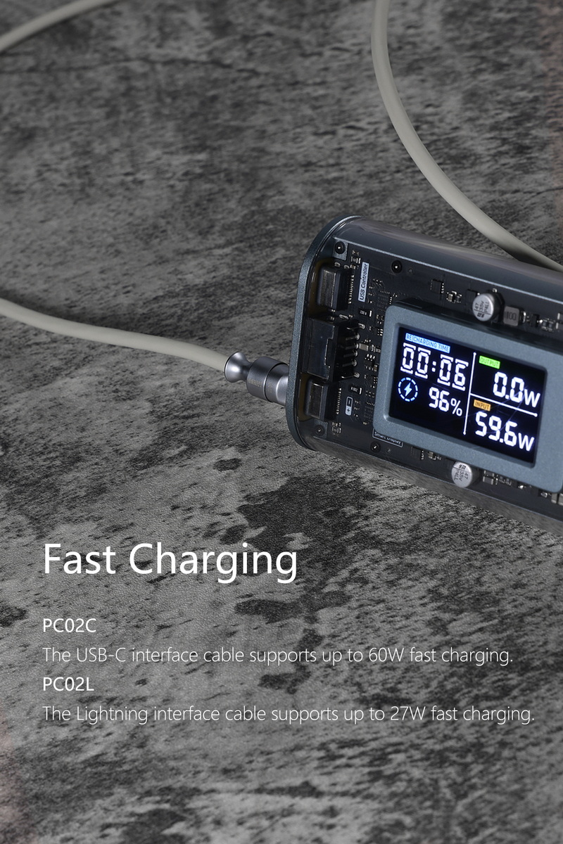 DD PC02L สายชาร์จและส่งข้อมูลความเร็วสูง แบบ TypeC to Lightning ประกันศูนย์ไทย