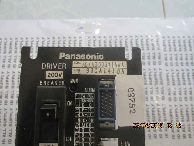 SERVO DRIVE “ PANASONIC ” รุ่น ADKA300GYTAAA