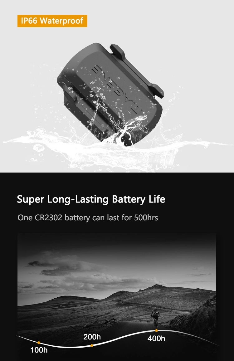 เซนเซอร์วัดความเร็ว/วัดรอบขา MAGENE S3+, COMBO SPEED/CADENCE SENSOR, เชื่อมต่อได้ทั้ง บลูทูทและ ANT+ ใช้แม่เหล็ก