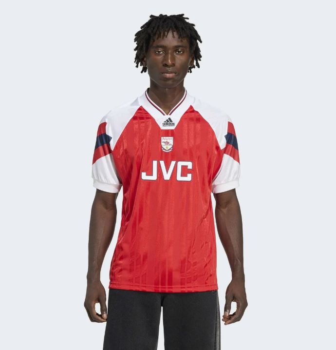 เสื้อย้อนยุคอาร์เซนอล Arsenal adidas 92-94 Home ของแท้