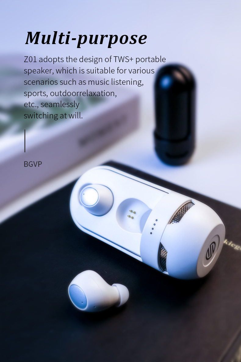 ขาย BGVP Z01 หูฟัง TWS + ลำโพงพกพา ครบจบในตัวเดียว