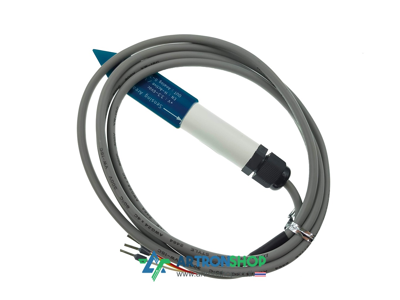 เซ็นเซอร์วัดความชื้นในดิน Capacitive เกษตรไทย