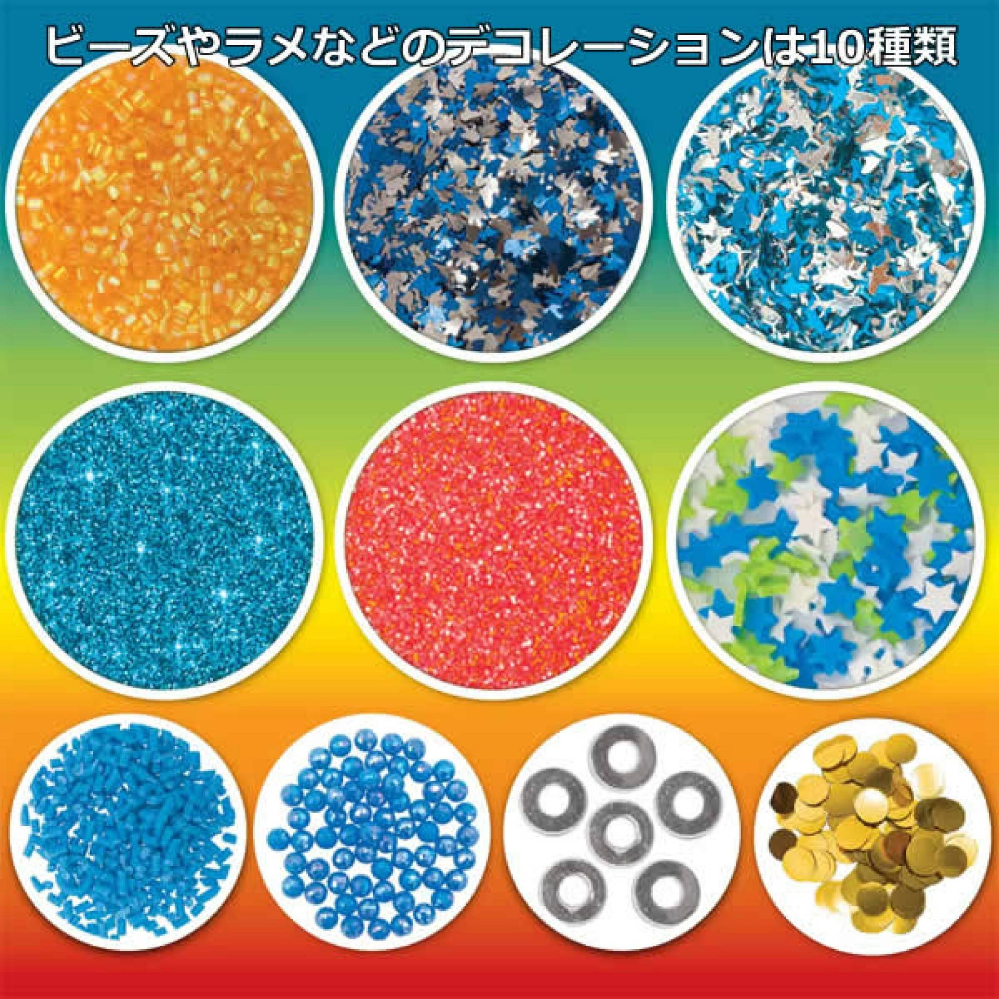 สไลม์ SLIMYGLOOP Slime อุปกรณ์ตกแต่ง 10 ชุด เลือกลาย ฉลาม ยูนิคอร์น L