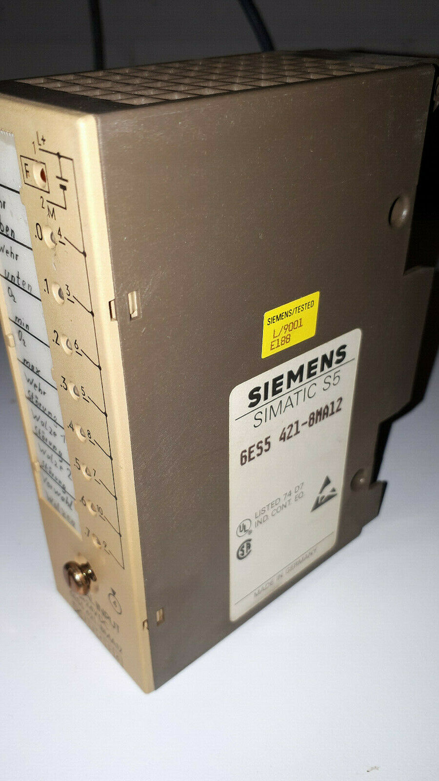 PLC " SIEMENS " รุ่น 6ES5 421-8MA12