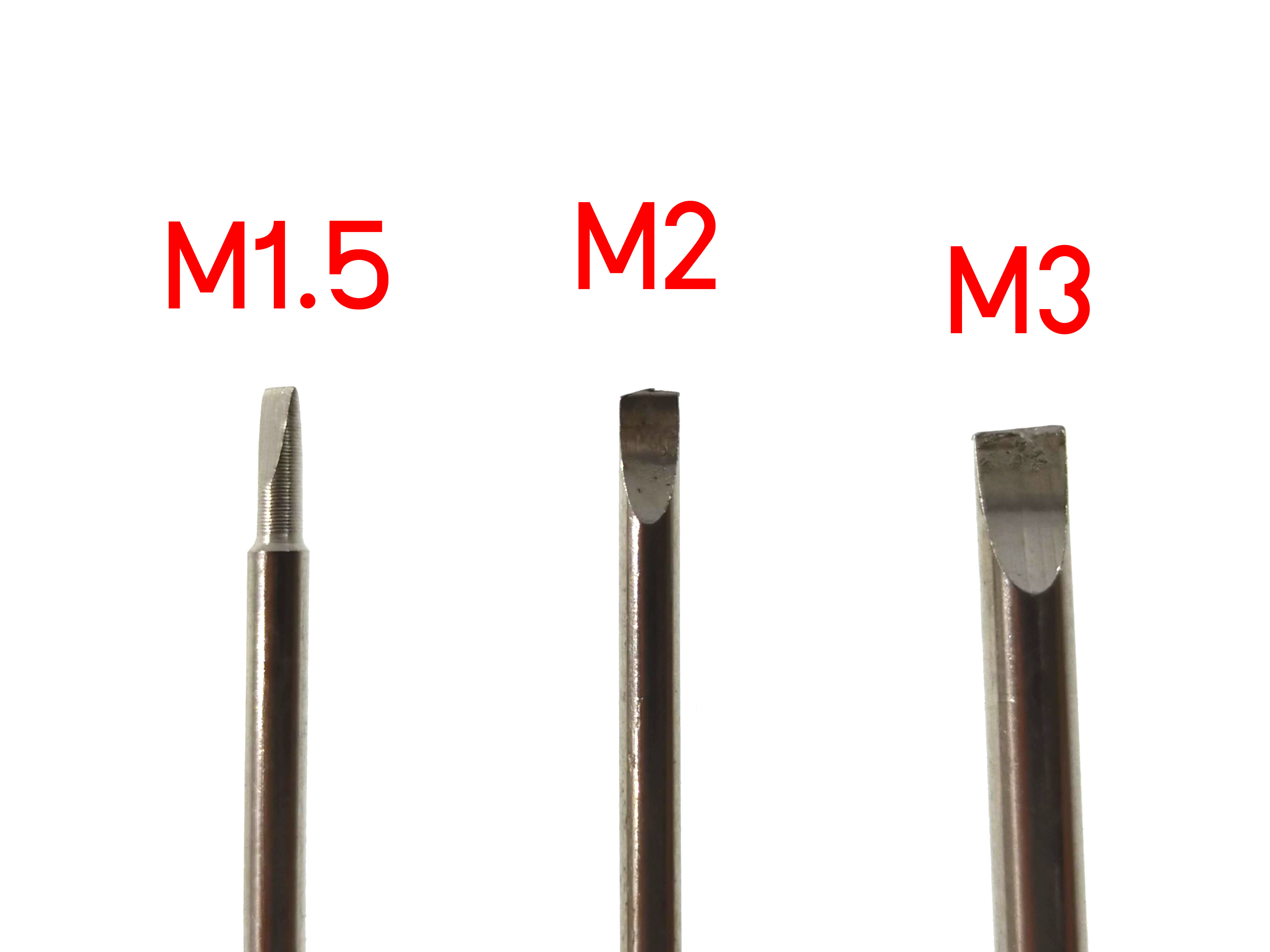 ไขควงปากแบนจิ๋ว ขนาด M2