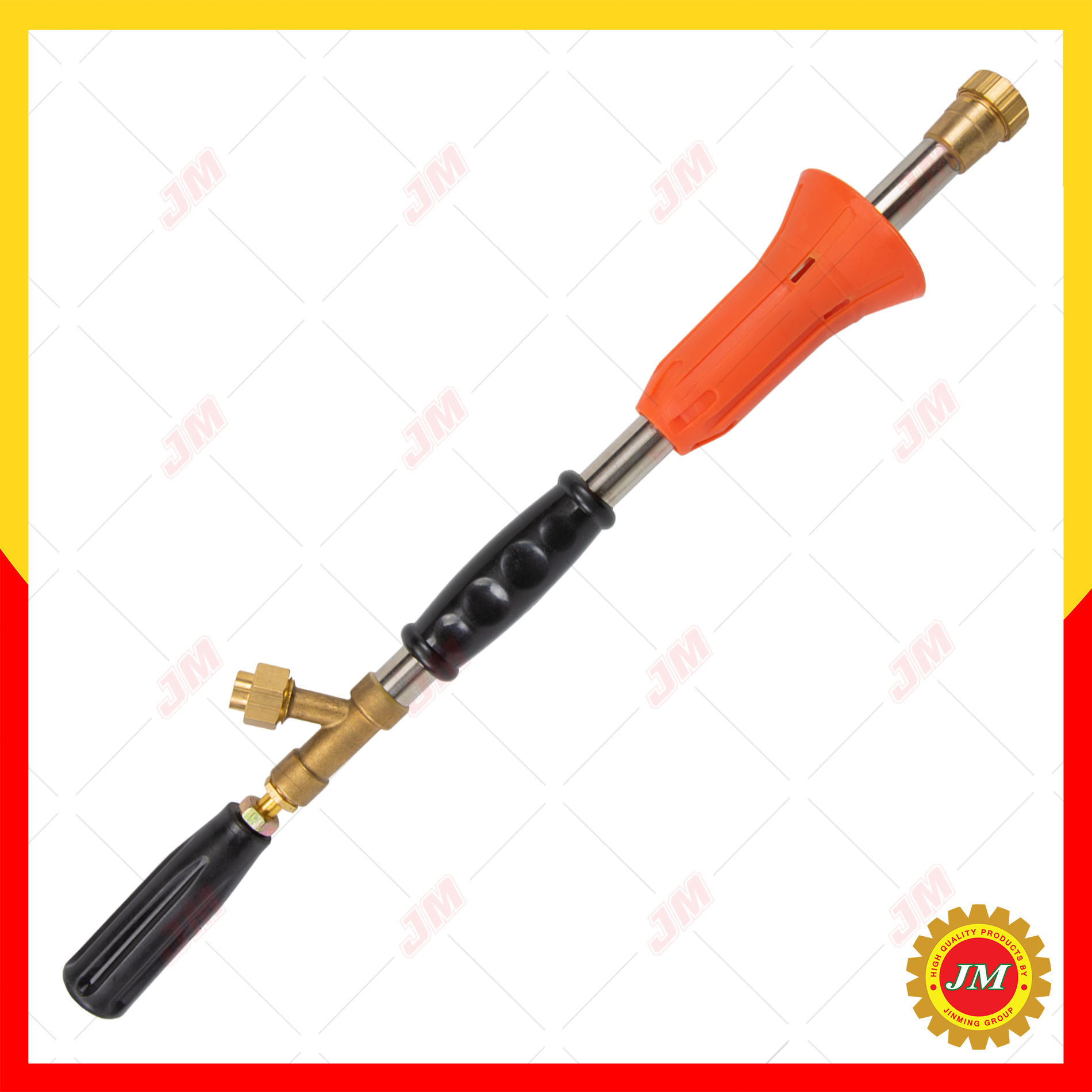 ด้ามพ่นยา หัวตรง มีปลอก ทองเหลืองแท้ ยาว 2 ฟุต แกนสแตนเลส 20มม.