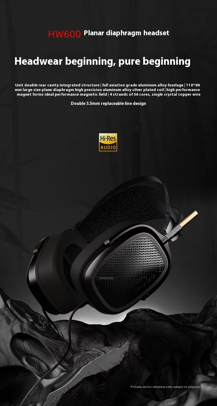 [PreOrder] Shanling HW600 หูฟัง Headphone ไดรเวอร์ Planar รองรับ Hi-Res ประกันศูนย์ไทย
