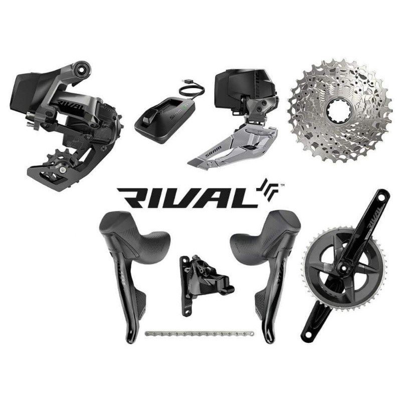 ชุดเกียร์เสือหมอบ SRAM Rival eTap AXS 24-Speed ไร้สาย 100%