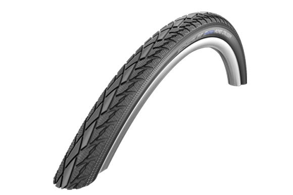 ยางนอกขอบลวด SCHWALBE ROAD CRUISER 700X47C,29X1.75 (47-622) ยางทัวร์ริ่ง สีดำ มีเส้นสะท้อนแสง,HS377