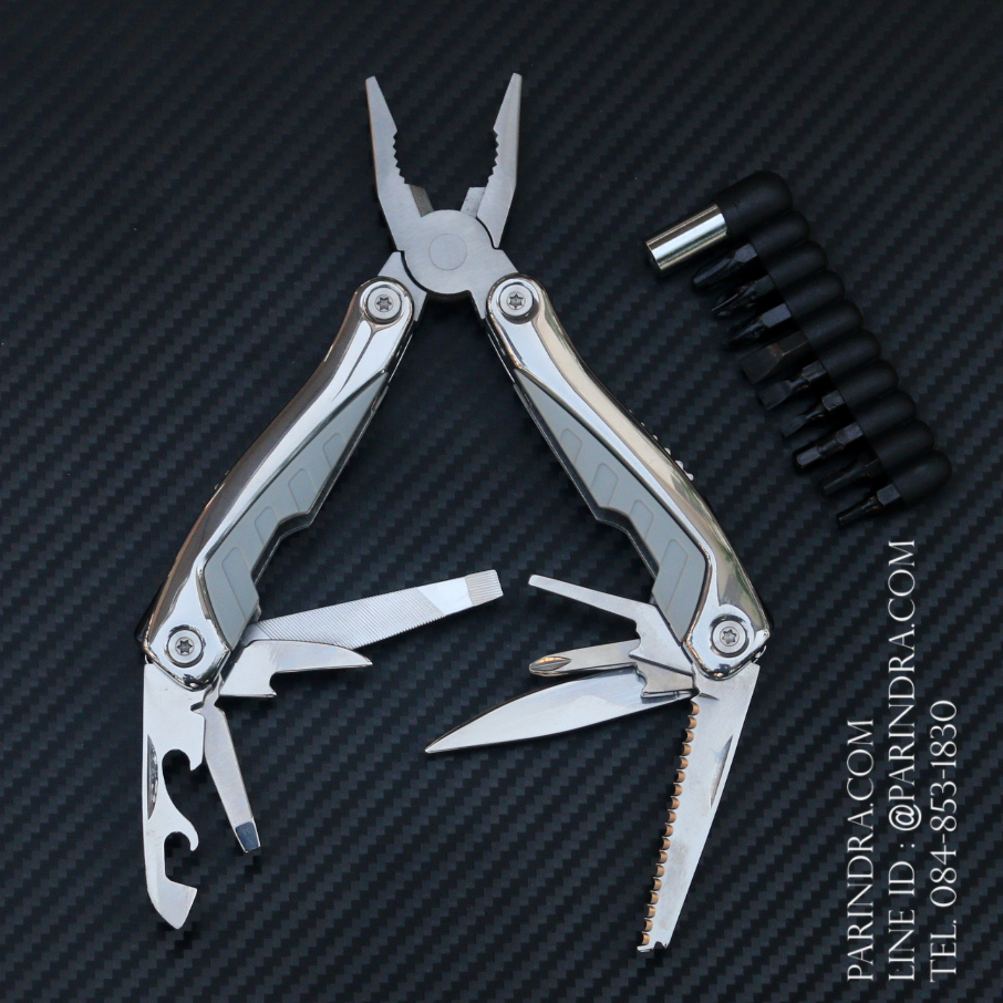 ชุดเครื่องมือเอนกประสงค์ Traveler Multi - tools (ตัวใหญ่) มีตัวล๊อค ใช้ดีมาก #TRV002