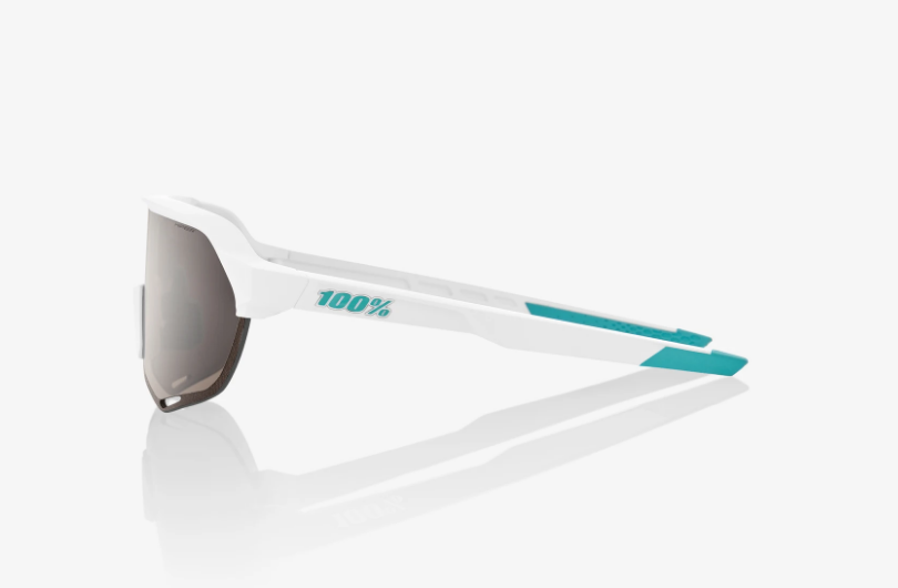 แว่นตา 100% S2® SE BORA - hansgrohe Team White HiPER® เลนส์สีเงิน + เลนส์ใส