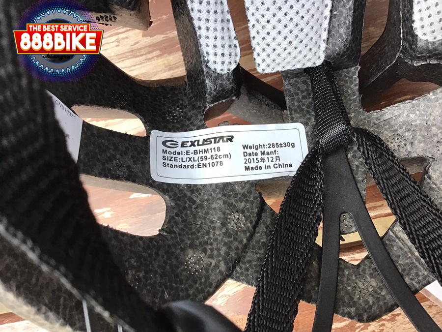 หมวกกันน็อค EXUSTAR รุ่น E-BHM118 + แว่นตาจักรยาน EXUSTAR รุ่น E-CSG17BG(มีเฉพาะดำเงา)