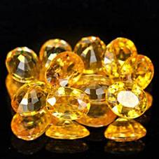ซองเจียสีเหลือง ( Yellow Songea ) 2.28 กะรัต 10 ชิ้น