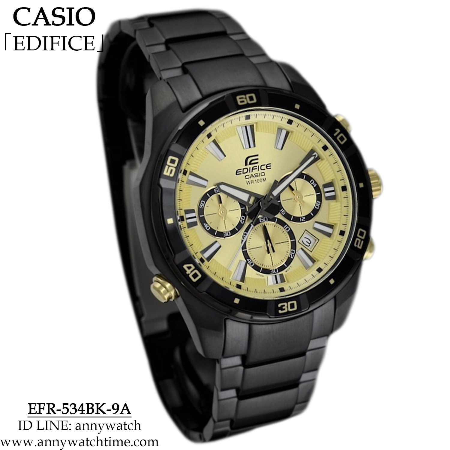 EDIFICE EFR-534BK-9A