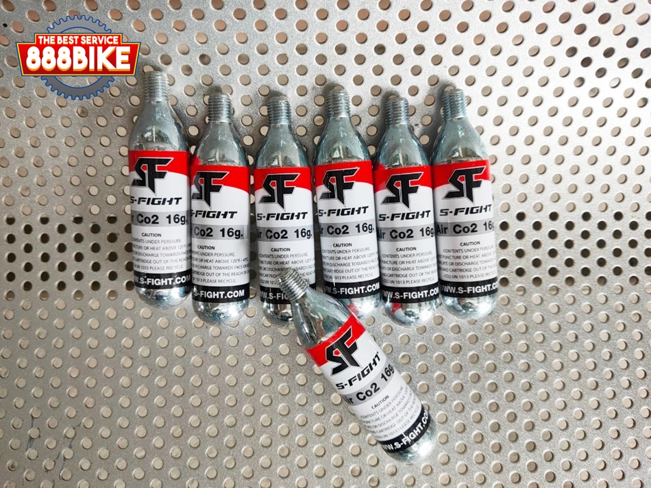 S-Flght เฉพาะหลอดเต็มลม CO2 ขนาด 16 กรัม นน.60 กรัม 1 หลอด