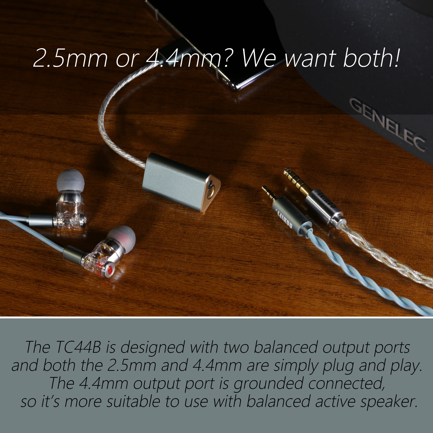 ขาย DD TC44B สายแปลง TypeC เป็น 2.5mm/4.4mm Balanced
