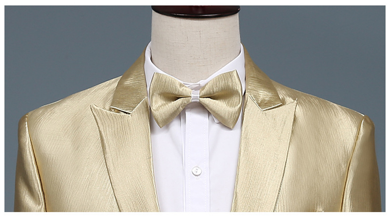 พร้อมเช่า ชุดสูทชาย สีทอง Luxury Gold