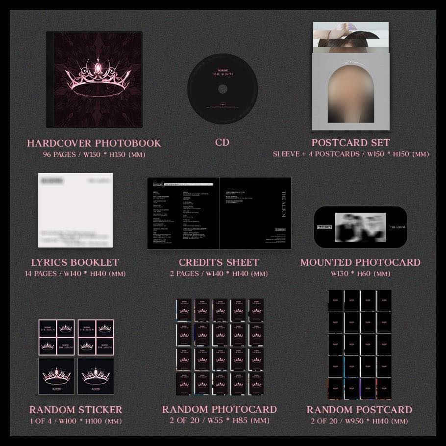 อัลบั้ม #BLACKPINK - 1st FULL ALBUM [THE ALBUM] (Ver.3)
