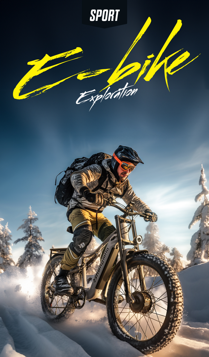 SanMilo S600 จักรยานไฟฟ้ามอเตอร์คู่ 2000W – แบตซัมซุง 48V 17.5Ah ยางหนา 26x3.0 ลุยหิมะ ชายหาด ภูเขา | เริ่มต้น 39,900 บาท