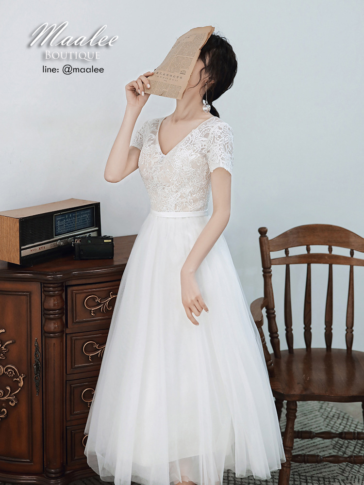 Pro-order ชุดเช่า ชุดแต่งงาน มินิมอล ชุดหมั้น