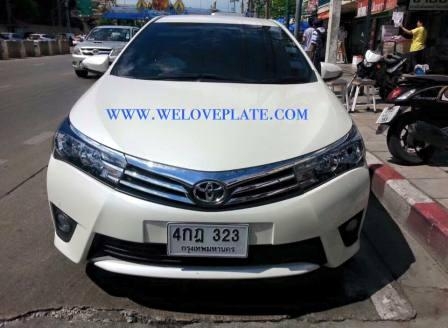 กรอบป้ายทะเบียนกันน้ำ ขนาด 16x35 ซม ราคาแผ่นละ 600 บาทToyota Altis