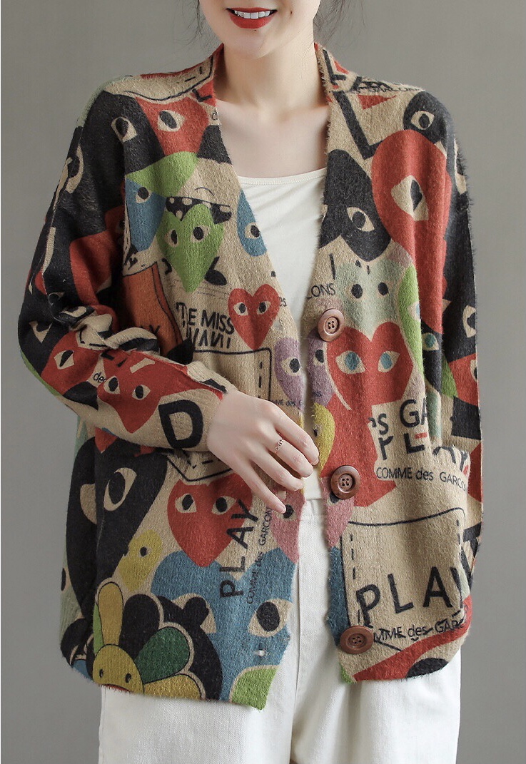 เสื้อคลุมไหมพรมนุ่มแต่งกระเป๋า