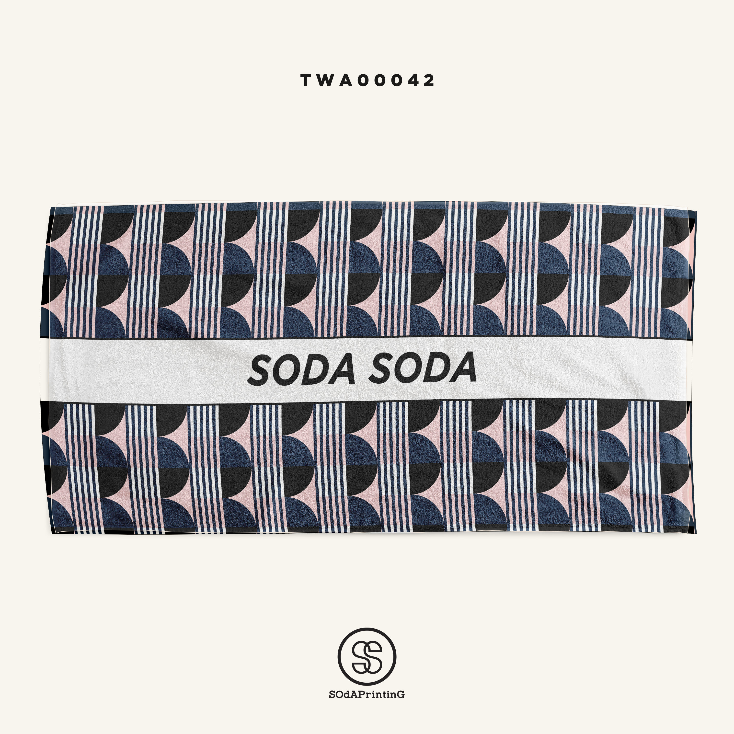 ผ้าเช็ดตัว Geo รหัส TWA00042 #SOdAtowel #SodAhome #ผ้าขนหนู #ผ้าเช็ดตัว #towel