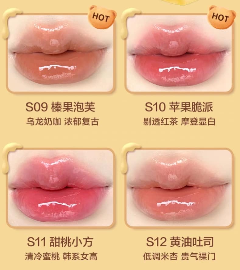 Set Pink Bear x BUTTERBEAR เซตลิป & อายแชโดว์น้องเนย