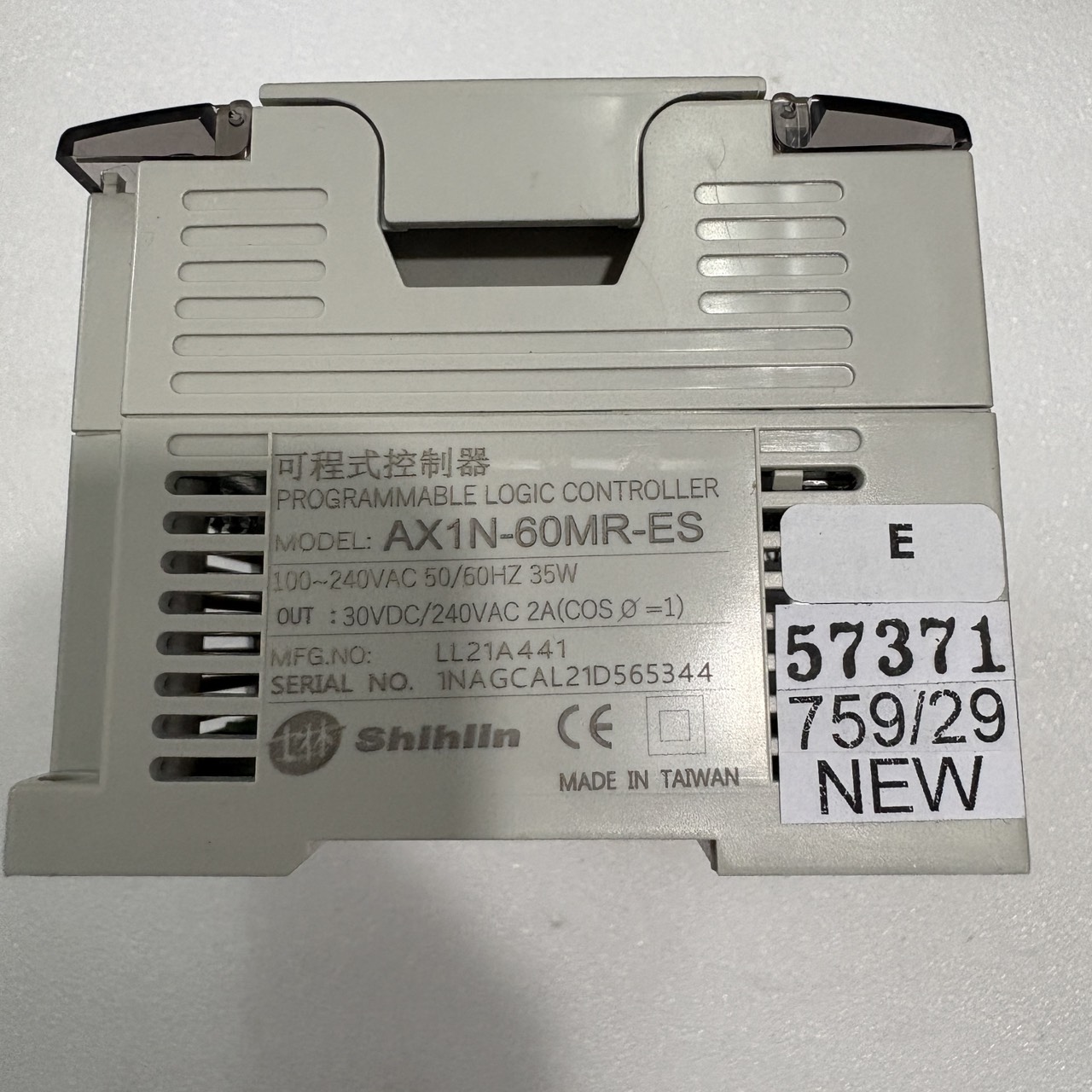 PLC " SHIHLIN " รุ่น AX1N-60MR-ES