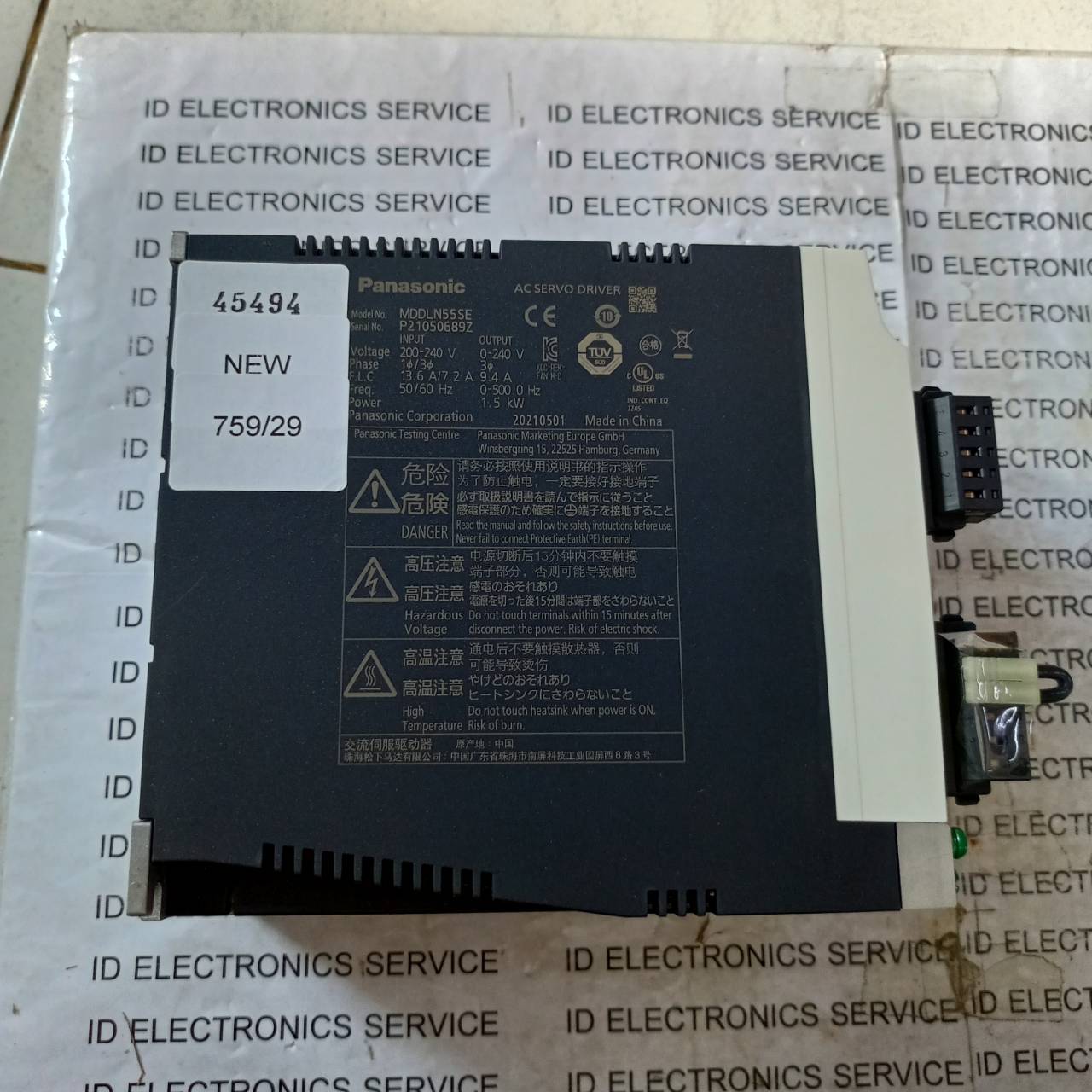 MDDLN55SE SERVO DRIVE " PANASONIC "