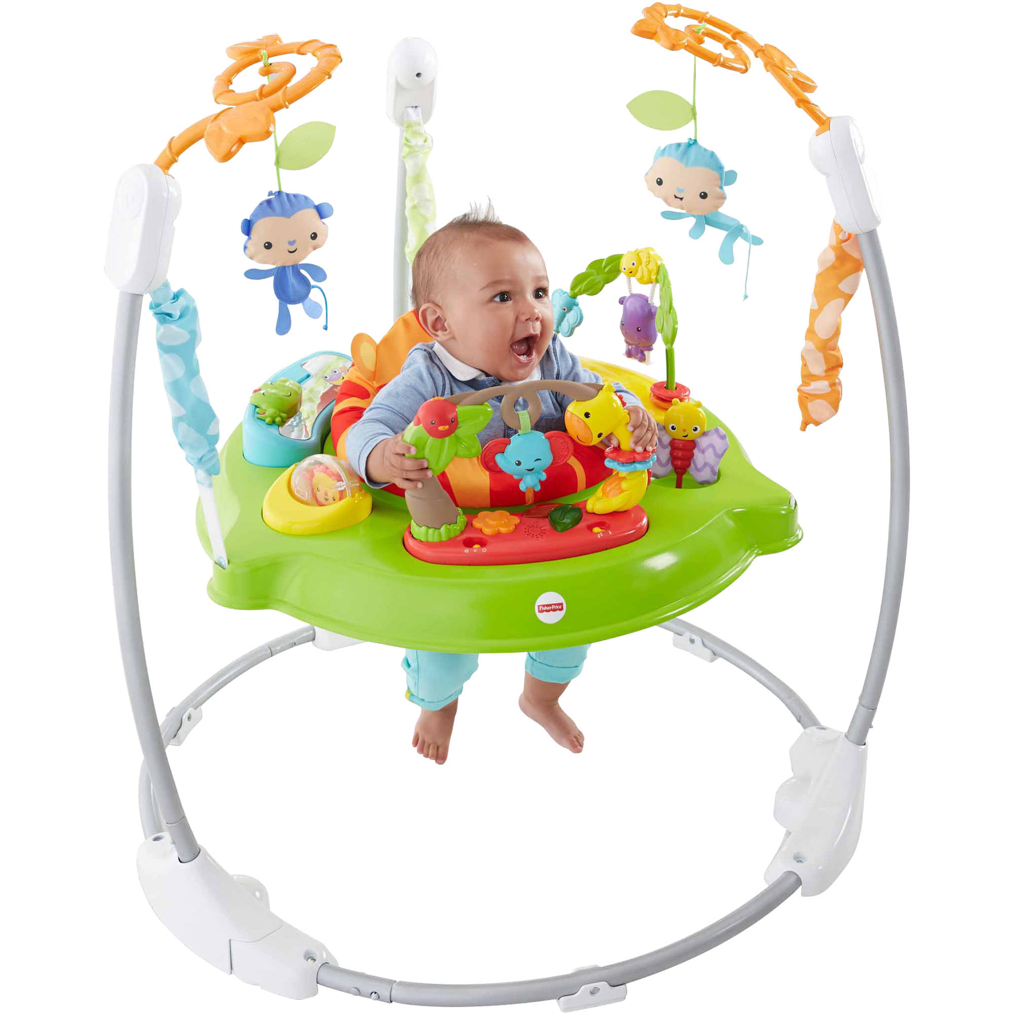 Fisher Price Roarin’ Rainforest Jumperoo จั๊มเปอร์ยอดฮิตที่ทุกบ้านมี รุ่นใหม่ล่าสุด