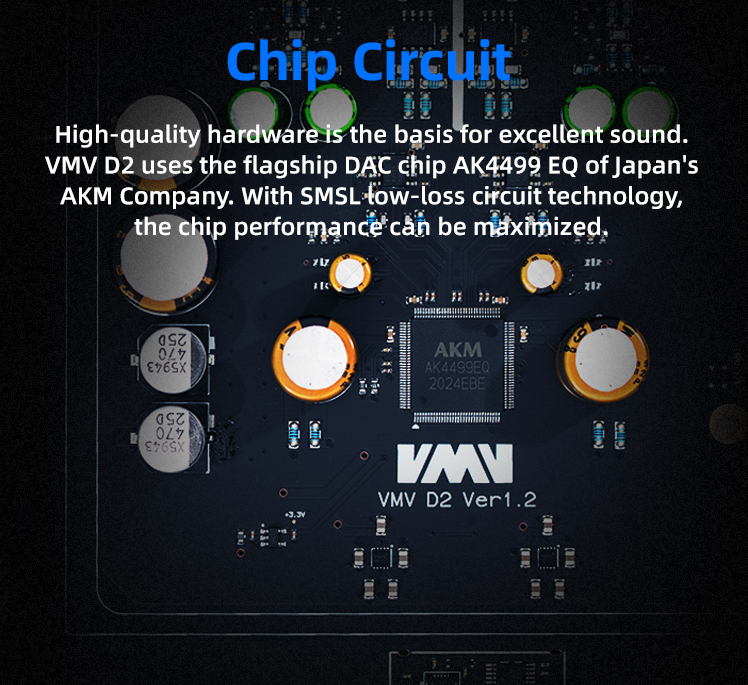 ขาย SMSL VMV D2 USB DAC ตั้งโต๊ะระดับเรือธง รองรับ Hi-Res, MQA, UAT, LDAC