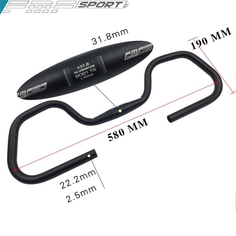 FMF Butterfly Handlebar Zone, Oversize 31.8