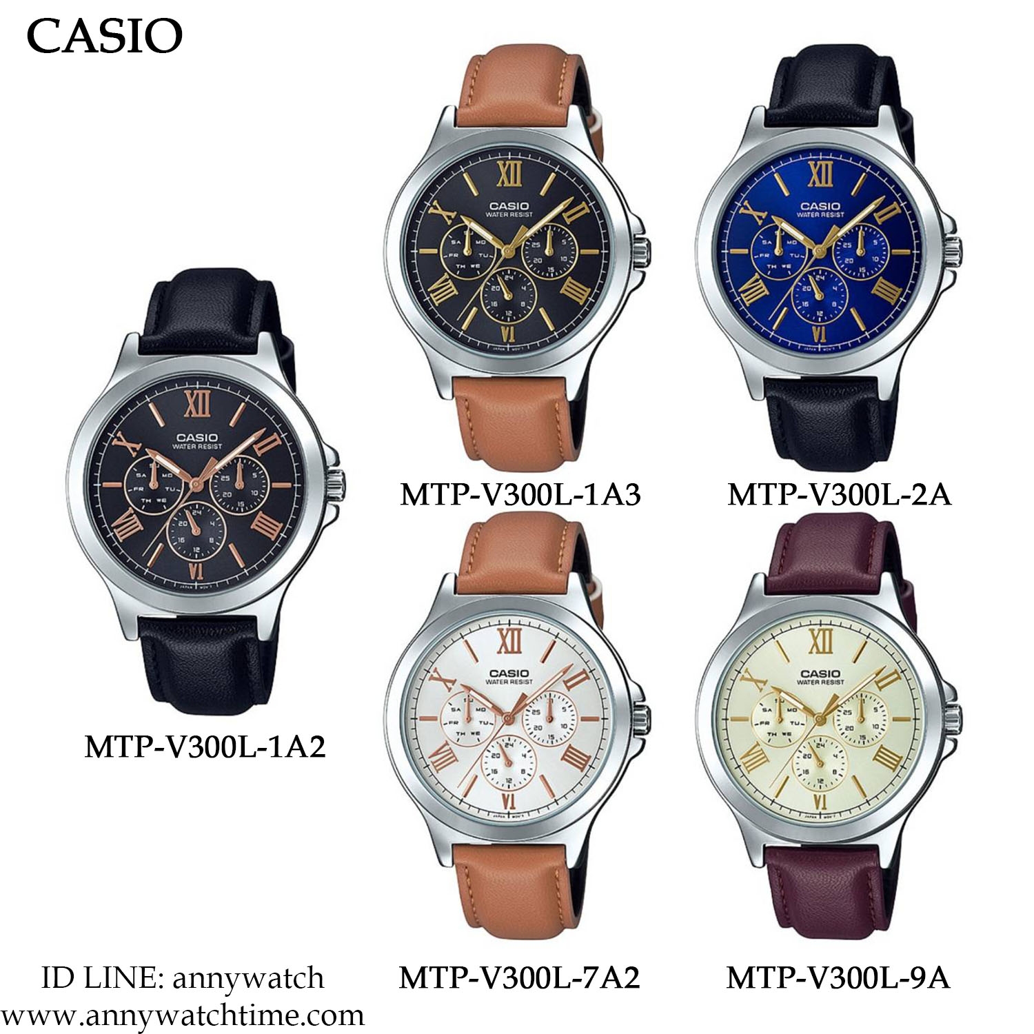 CASIO MTP-V300L-7A2