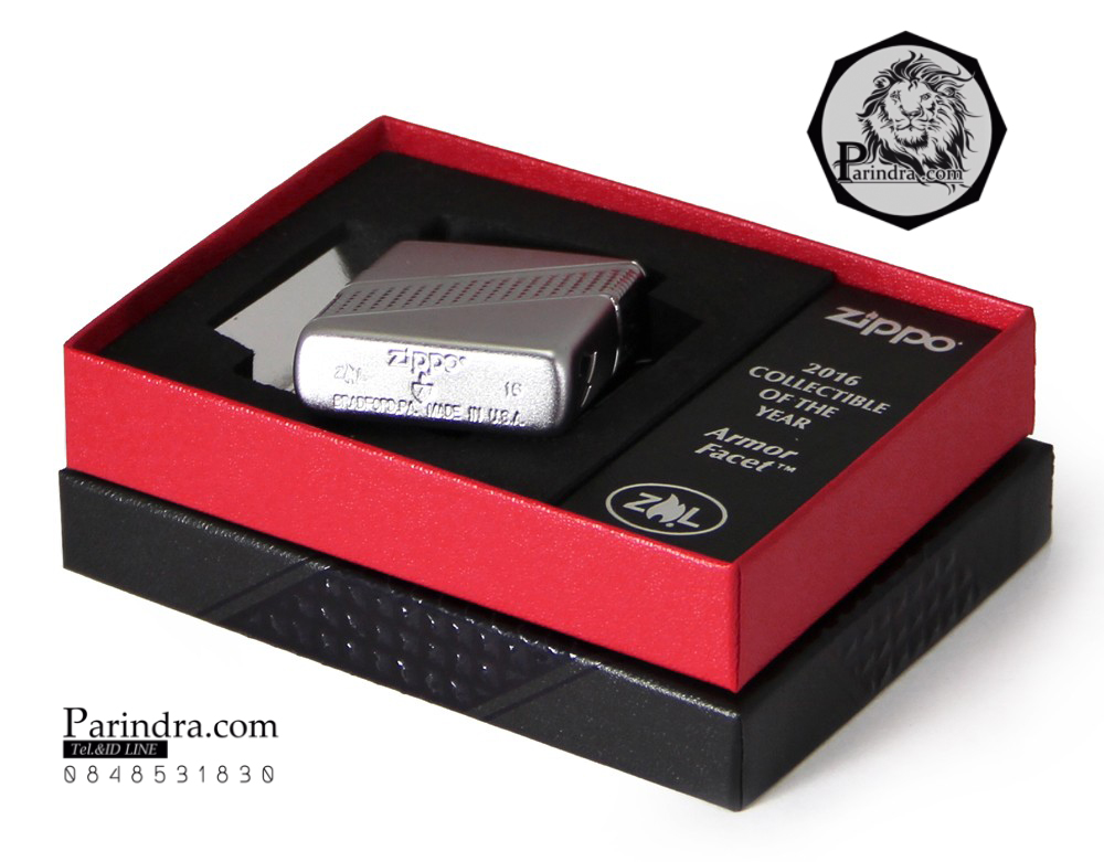 ไฟแช็ค Zippo 29151 แท้ Collectible of the Year 2016 Limited Edition Armor Facet แท้นำเข้า 100%