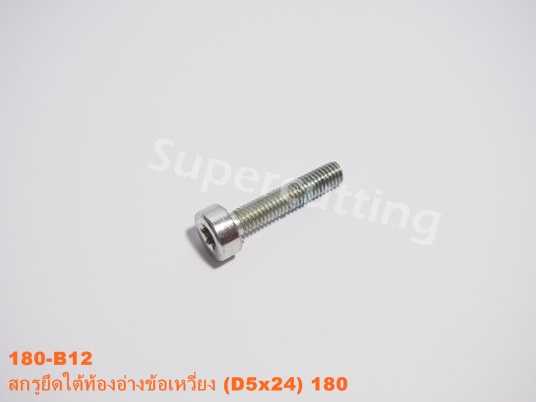 สกรูยึดใต้ท้องอ่างข้อเหวียง 180 (D5x24)