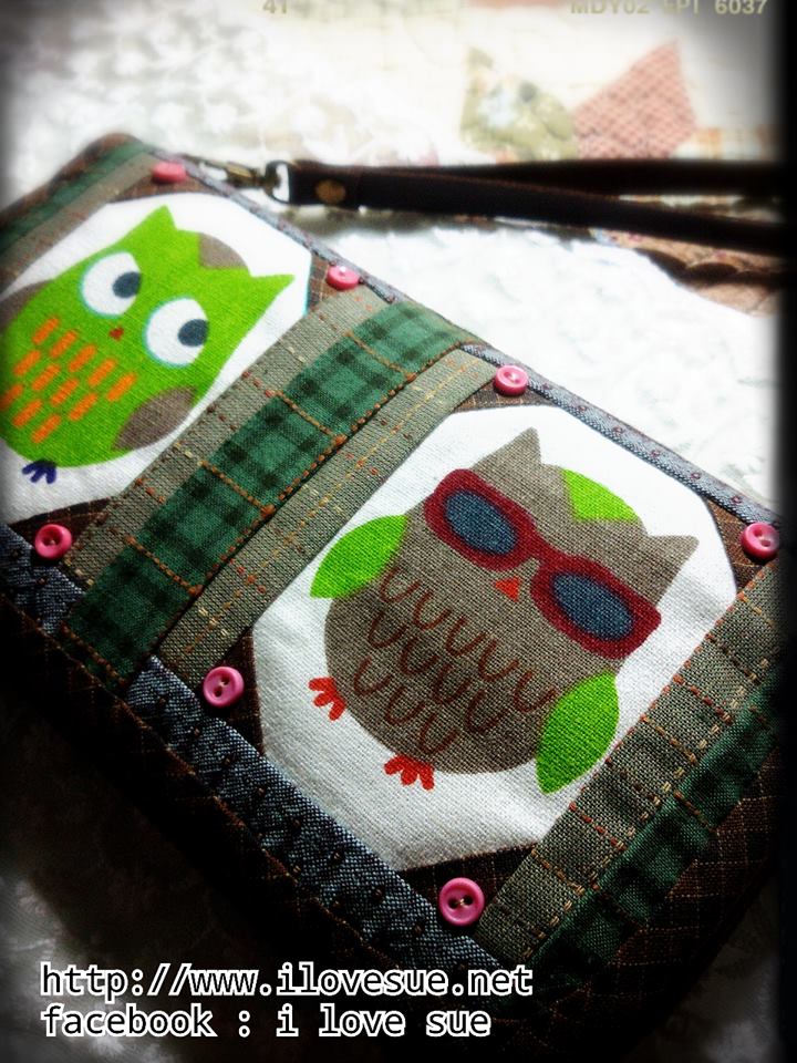 กระเป๋าเงินใบยาว ผ้าคอตตอนลินินเกาหลี + ผ้าทอญี่ปุ่น - สั่งทำค่ะ