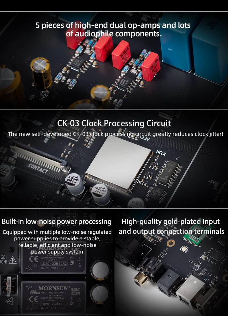 SMSL D400 PRO USB DAC ตั้งโต๊ะชิป AK4499EX+AK4191EQ ระดับเรือธง ประกันศูนย์ไทย