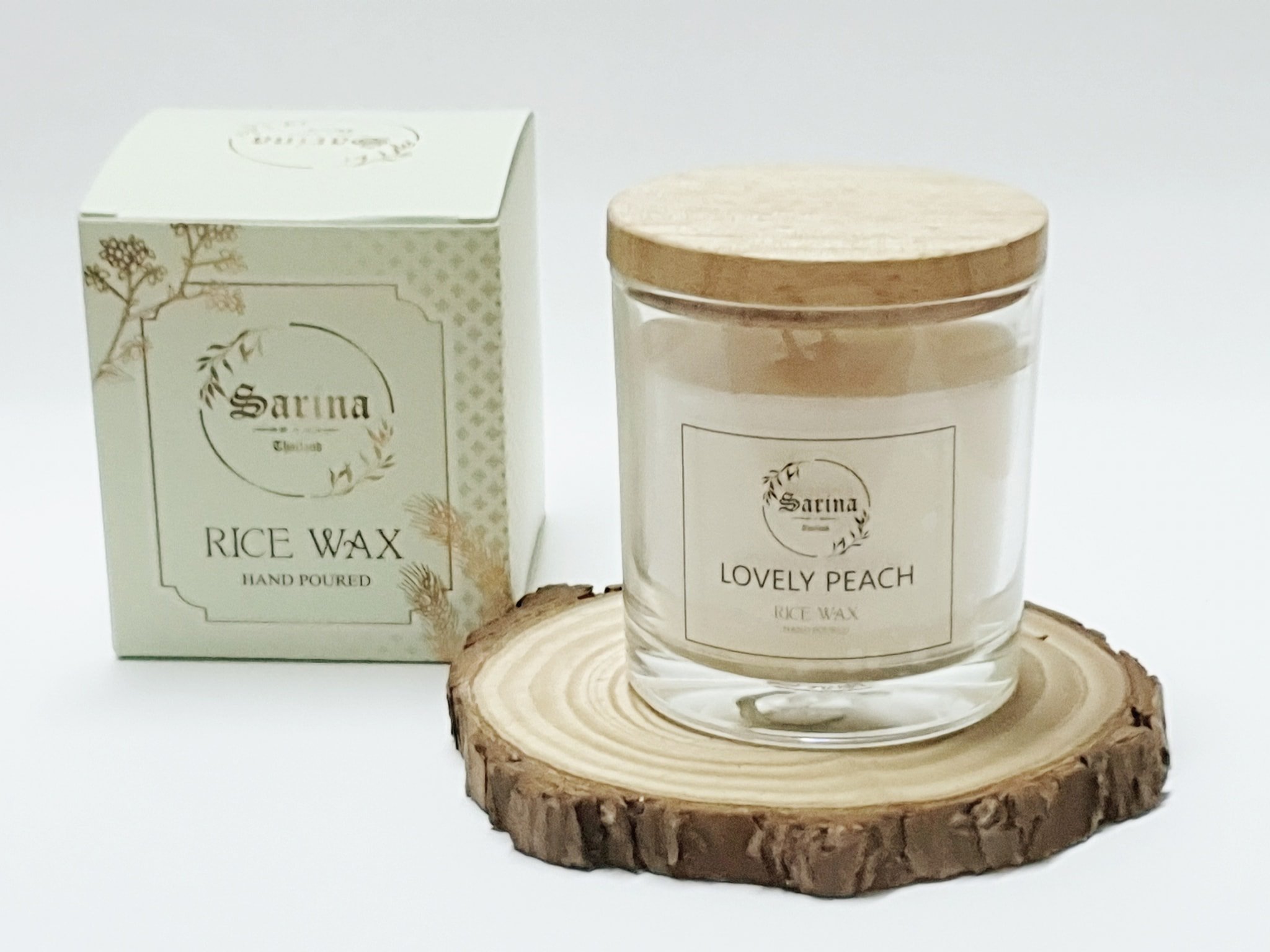 Rice wax 80 g. - LOVELY PEACH