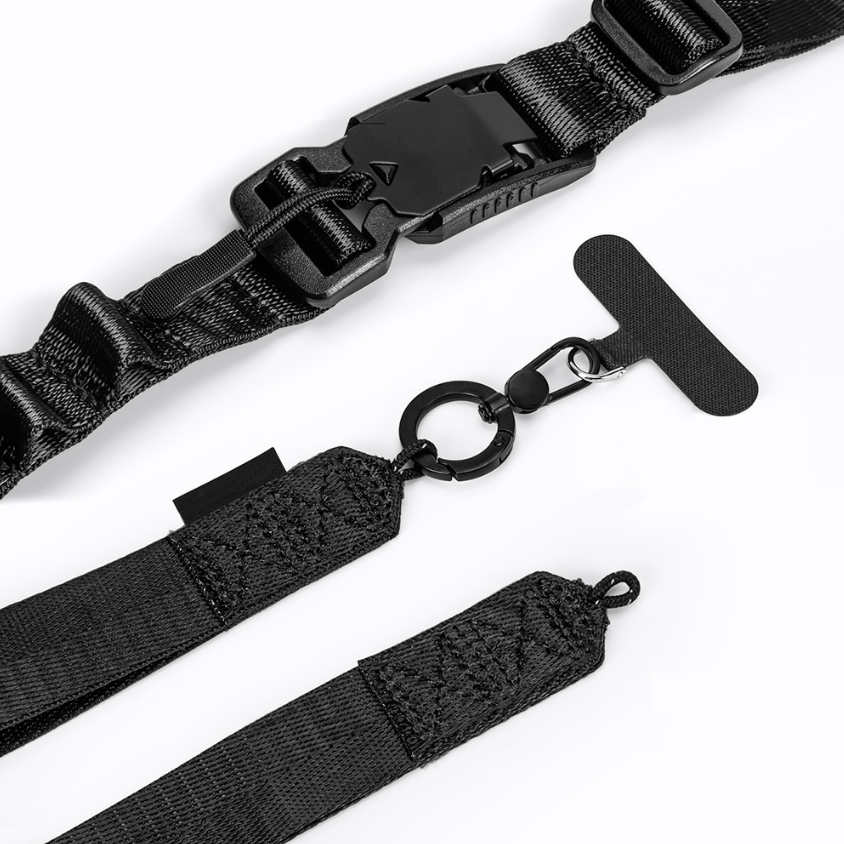 สายคล้องเคสโทรศัพท์ไนล่อน สะพายข้าง(คล้องไหล่) ปรับระดับ รุ่น SY001