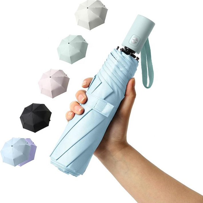 ร่มพับ 3 ตอน 24 นิ้ว 10 ก้าน รุ่น YF-Z20211051 ด้ามเปิด ปิดอัตโนมัติ