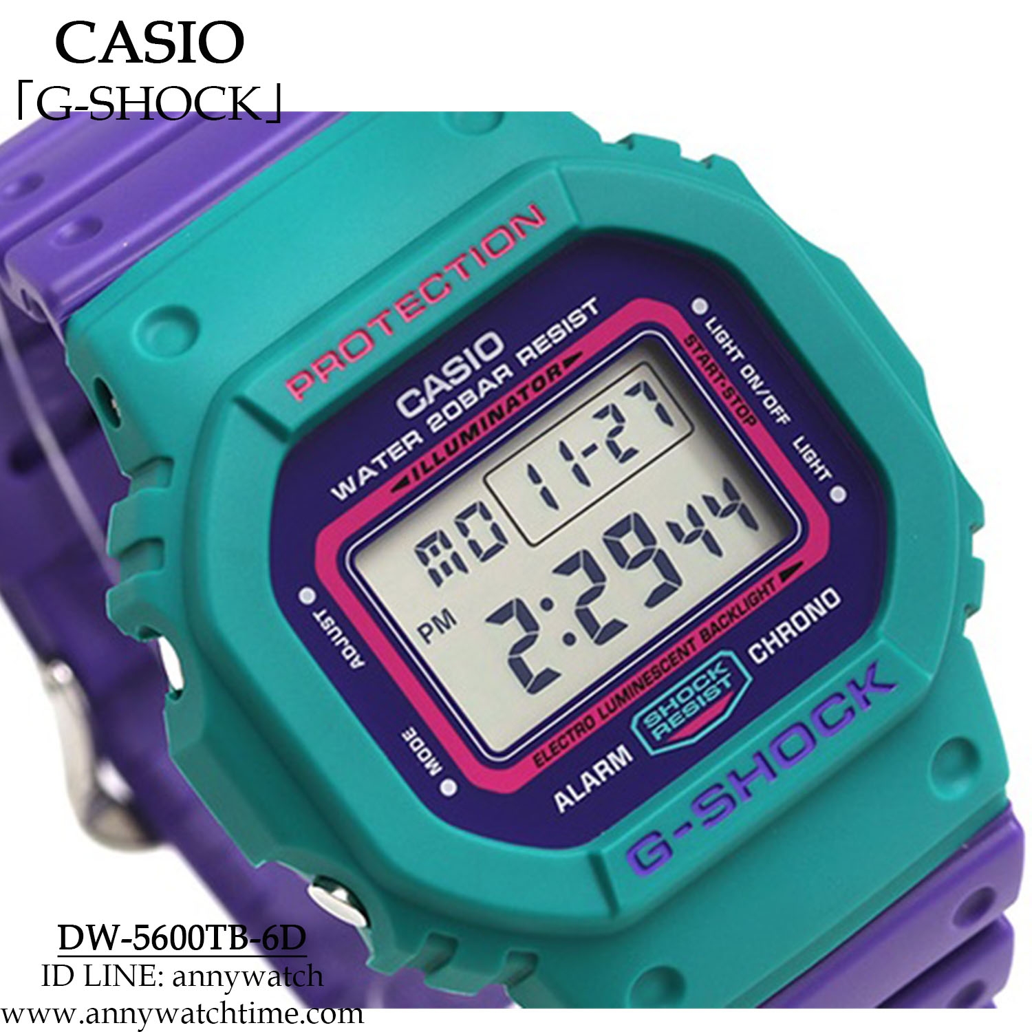 G-SHOCK DW-5600TB-6 - จำหน่ายนาฬิกาของแท้ 100% รับซ่อมนาฬิกา 