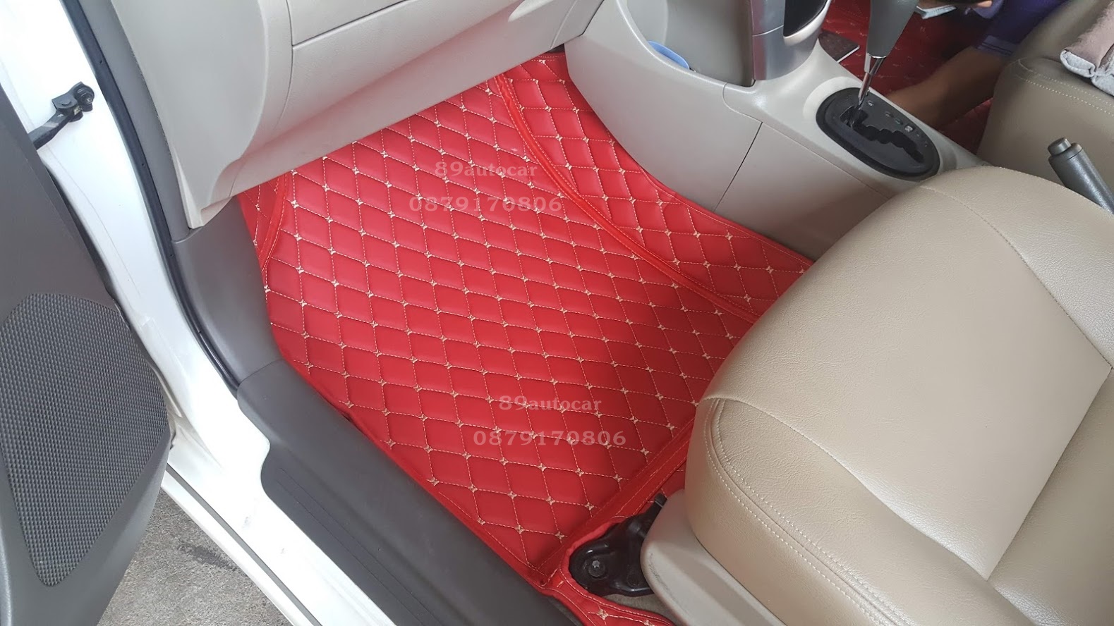 โรงงานพรมรถยนต์ ปูพื้นรถยนต์ Toyota Vios 2007-2012 เข้ารูป